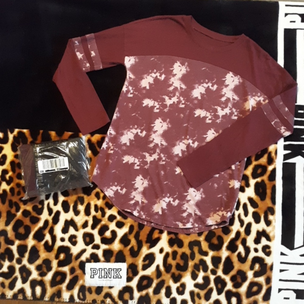 Victorias secret pink thermal leggings